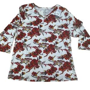 Classic floral top size XL extra large